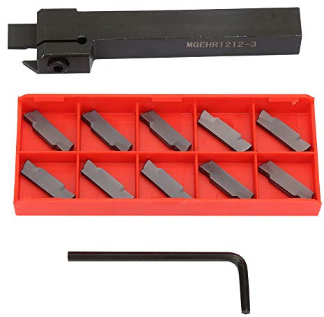 10 Pz MGEHR1212-3 Utensile per Taglio Tornio 10 PZ MGMN300 Inserti Tornio Chiave per Tornitura Scanalatura Filettatura