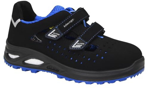 ELTEN Impulse Lady XXTL Blue Easy ESD S1PS | Sicherheitsschuhe für Damen & Herren, Stahlkappe, leicht, atmungsaktiv