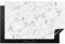 MuchoWow Herdabdeckplatte Ceranfeld Spritzschutz Küche Marmor - Luxus - Weiß - Grau - Marmoroptik 81.2x52 cm Induktionsherd Abdeckung Induktionskochfeld Ceranfeldabdeckung