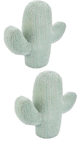 Veemoon 2st Kaktus Kissen Süße Kissen Gefülltes Kissen Süße Wurfkissen Blatt Kissen Gefüllter Plüsch Ästhetische Kissen Chill-Pille-Kissen Kissen Baumwolle Matratze Das Bett Kind