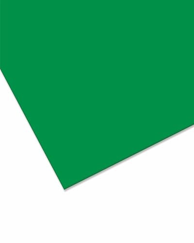 nattmann PLEXIGLAS® GS farbig, 3mm - vielseitig einsetzbare, bruchfeste Acrylglasplatte für Lichtobjekte und mehr, Markenqualität in 12x25 cm - grün transluzent (6H01)