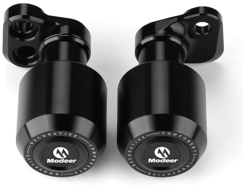 Modeer Für B.M.W S1000XR 2020-2023 Motorrad Sturzpads rahmen Antikollisions-Fallschutz Slider Crash Sturzschutz s1000xr s1000 xr Zubehör (Schwarz)