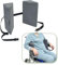 NEPPT Soporte lateral para silla de ruedas, cojín de apoyo lateral para silla de ruedas, cojín de espuma de cuña contorneado, acolchado lateral para personas mayores, mejor postura con correa