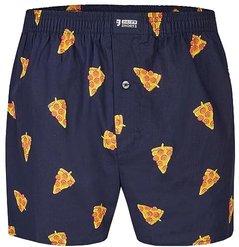 Happy Shorts X Herren Boxershorts, Boxer und Shorts mit Suspense, Farbe:Design 08, Grösse:L