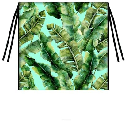 Bertoni Sitzkissen Gartenstuhl Stuhlkissen Outdoor Codura Wasserdicht 40 x 40 cm Sitzauflage Gartenmöbel Abnehmbarer Bezug Waschbar Ibiza Night Tip