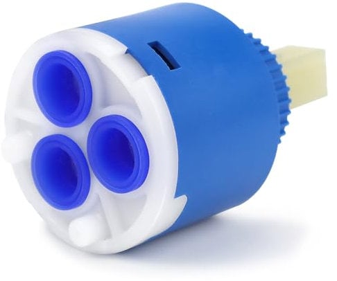 BHHTBB Cartucho mezclador de 35 mm, grifo de repuesto, cartucho mezclador con 2 patas apto para grifos monomando de cocina, lavabo y ducha