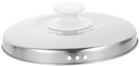 FELTECHELECTR Stainless Steel Rice Cooker Lid Metal Pot Cover for Rice Cooking Pot Replacement Lid for Kitchen Use