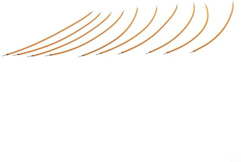 Entgoinggo 2200K LED Flexible Filament DC 3V Bulb Filament Vintage Flexible Filament Accessories 10Pcs Bulb Filament Part (130mm)