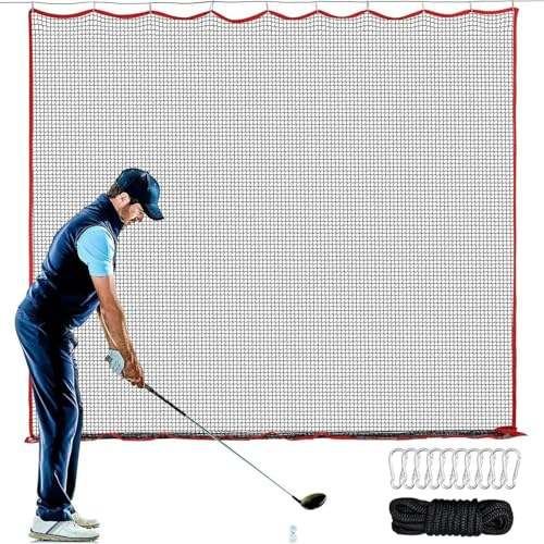 Baseball Training Net, 10 x 10 ft Target Throwing Net, Golf Ball Target Net, Sports Practice Hitting Net, Baseball Net for Backyard, Softball Hitting Net, Football Target Net, Net for Ball