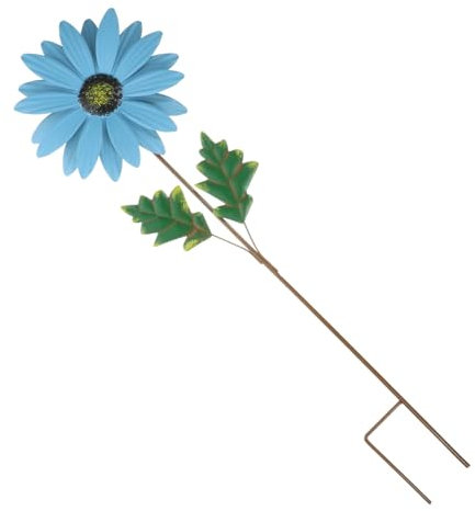 Metallblumen Gartendekoration mit Blumenmotiv für Draußen, Eisen, Einfach