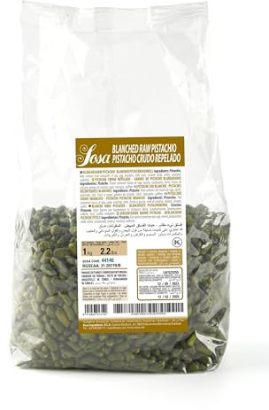 SOSA Pistacho crudo repelado - Frutos secos enteros - Formato 1kg - Uso alimentario professional
