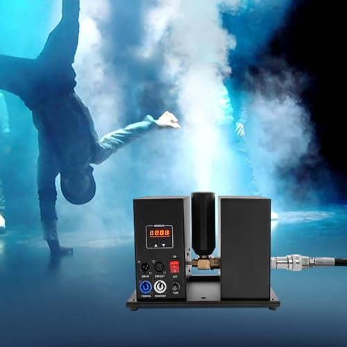 250W Nebelmaschine CO2 Luftsäulenmaschine, CO2-Jet-Maschine DMX-Konsolensteuerung Sprühhöhe 7-8m für Hochzeit,Bühneneffekt das Sprühen von CO₂-Luftsäulen