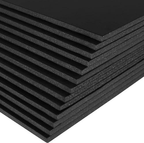 A0 Black Foam Board 5mm – Pack of 10 | Buy One, Get One Free | Premium Mounting Display Boards for Art, Craft & Presentations by Boxes & Board