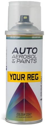 Auto Aerosol – 400ml Aerosol Touch Up Paint Mixed by Reg Registration Plate – Car Scratch Repair Kit for All Models - Exact Match Guarantee