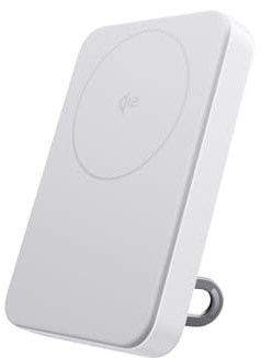 EcoFlow Qi2 Magnetic Power Bank 10000mAh 15W, Qi2 Certified Wireless Power Bank 36W Wireless Magnetic Power Bank Portable Charger for iPhone 17/16/15 Pro Max, White