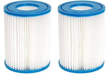 Cartucce Filtro For Piscina Tipo II 58094, Confezione Da 2/4/6 Cartucce Filtro Lavabili(2PCS)