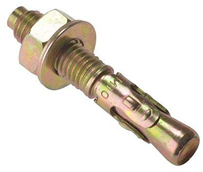 ForgeFix Through Bolts | M8 x 95mm | Zinc Yellow Passivated | Bag 10