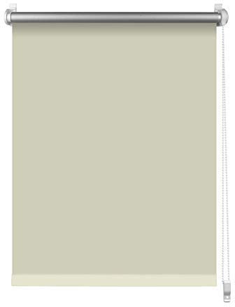 S SIENOC Thermorollo Klemmfix Rollo Beige L150 x W65cm Stoffbreite | 61cm Verdunkelungsrollo Silberbeschichtung Seitenzug für Fenster & Türen