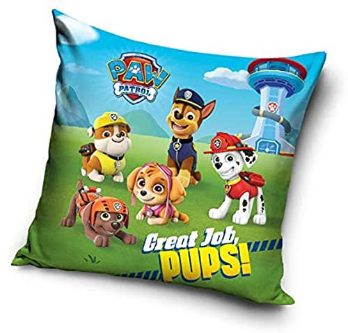 Carbotex Kopfkissenbezug Paw Patrol Great Job Pups 40x40
