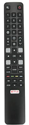 Nuovo ARC802N RC802N YUI1 Telecomando di ricambio - VINABTY RC802N YUI1 Telecomando per TCL TV 32HD5506 32ES560 40ES560 49UC6306 49UC6406 50DP660 55DP663 65UC6406 65DP661 U43P6046 U49C7006 U49P6046