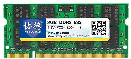 ZWS Modulo RAM AYSMG X029 DDR2 533MHz 2GB di Memoria a Piena compatibilità for Laptop
