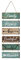 SUPERDANT 6 PCS Cartello Decorativa Legno Famiglia Casa Amore Grato Benedetto Targa in Legno Porta Targa Decorativa Targa A Doghe da Parete Decorazione Artistica per Ingresso Fattoria Regalo di Natale