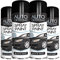 Classic Signature - 4 x Auto Extreme Black Matt Spray Paint 250ml Professional Quality, Perfect Finish for Cars, Bikes,Vans, Metal, Wood