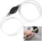Fuel Syphon Transfer Pump, 2m Hand Siphon Fuel Pump with 8mm Fuel Line Hose for Car Gasoline/Fuel/Petrol/Gas/Liquid/Water Hand Transfer Pump