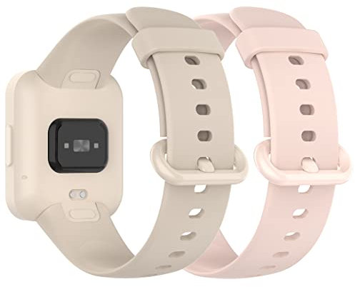 Pheant Bracelet Compatible avec Xiaomi Redmi Watch 2 Lite Bracelets en Silicone de Remplacement pour Femme Homme
