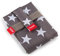 Tatay Porta Bocadillo Reutilizable, Bolsa de Tela ideal para la merienda o almuerzo, Adaptable, Fácil de limpiar, Sin BPA, Color Stars Grey, Medidas 72,5 x 44 cm