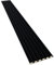 Lameo Lamellenwand 275x30x2,5cm - Holzpaneele - Wandverkleidung - Schalldämpfende Platten - Akustikpaneele - Wandpaneele Holz - Lamellenvorhang - Lamellenwand für Hause (Schwarz)