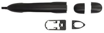 Repiauto - Poignée de porte extérieure avant ou arrière noire compatible avec Renault Megane 2 2002-2008