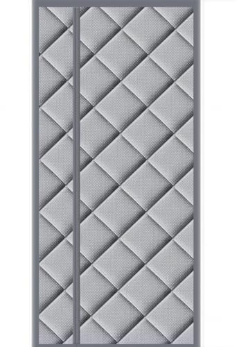 JIXAW Magnetic Thermal Insulated Door Curtain With Window Soundproof Magnetic Thermal Insulated Door Curtain Sound Proof thermal insulation garage Magnetic Insulated Door Cover,120x230cm