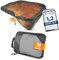 TRAVELY Packing Cubes Compression - 1x Größe M - Packwürfel Kompression als Koffer oder Rucksack Organizer - Packtaschen für Reise, Packbeutel, Kompressionsbeutel