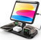 Wireless Charger für Apple, 4 in 1 iPad Ladestation iWatch und iPhone, Ladestation mehrere geräte für iPhone 16/15/14/13/12, für iWatch 10/9/8/7/SE,für Airp-ods Pro