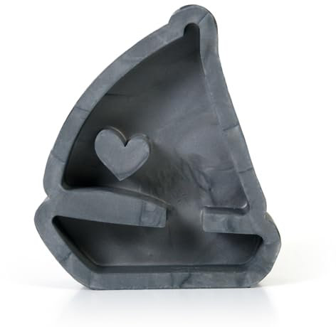 Handgefertigte 3D Silikon-Form Segelboot aus hochwertigem Silikon zum Basteln handgegossener Deko-Figuren (S)