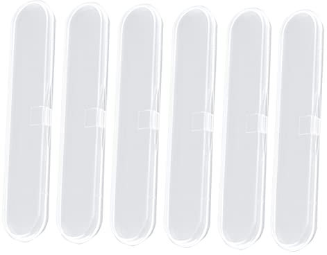 IMIKEYA 20stücke Aufbewahrungsbox Transparent Für Schmuck Nagelfeilen Wattestäbchen Leichtgewichtig Bruchfest Aufbewahrungsorganisator Aufbewahrungskoffer Schmuckschatulle Packung