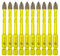 SANLEETEK Juego de Brocas Carburo - 10piezas 6mm Carburo de Tungsteno con Mango Hexagonal Cambio Rápido para Madera Plástico Mampostería Baldosa Cerámica Hormigón