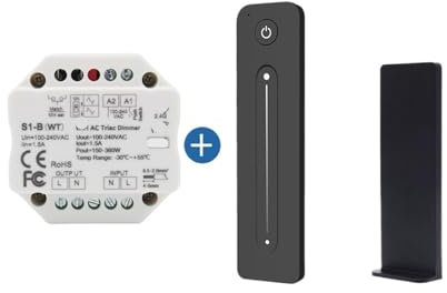 FWFDTQBSP Dimmer 220V 2.4G Telecomando LED Lampadina triac regolatore dimmer S1-B-WT