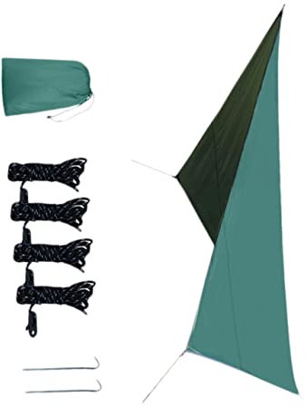 HANABASS Sombrilla Pérgola Carpa Aire Libre Toldo Hamaca Refugio Carpas De Playa Vela Parasol Carpa Portátil Parasol Triangular Carpa De Playa Tienda De Playa Toldo De Sombra De Cubierta