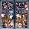Kesote Stickers Noël Fenêtre - 9 Feuilles Autocollant, Decoration, Deco Vitre - 168 Pcs en PVC sans Colle pour Fenêtres