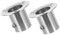 GREENADSCAPE 2st Kleider Stangen Basis Flanschhalter Duschstangenhalter Duschvorhang Steckdose Kleiderstangen-Steckdose Kleiderstangenhalterung Duschvorhang Halter Stangenstützen Edelstahl 304