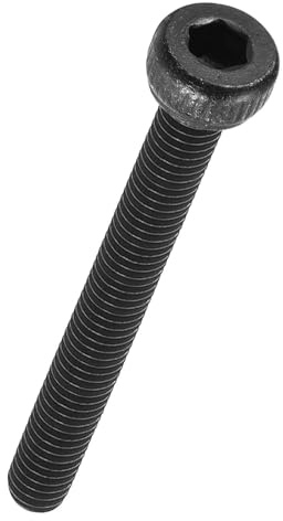 Kozelo 30pcs Socket Head Cap Screws M2.5-0.45x25mm Alloy Steel Black Oxide | Fully Threaded Grade 12.9 Internal Hex Screw for 3D Printer Furniture Industrial Use