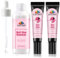 EBANKU Semi Solid Nail Glue Gel with 60ML Nail Glue Remover, Quick Drying Solid Super Strong Nail Glue No UV Lamp Needed, Press On Nail Remover Easy Removal Debonder for Glue on Nail Tips