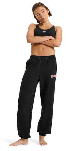 Roxy Essential Energy Jogger Hose, elastischer Bund, Schwarz, S