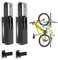 IMAYCC Professional Swivel Bike Wall Mount, Higher Quality Vertical Adjustable Foldable Bike Rack Wall, No Lifting Required Wall Mounted Bike Rack, Space Saving for Home Garage Storage(2 Pack)