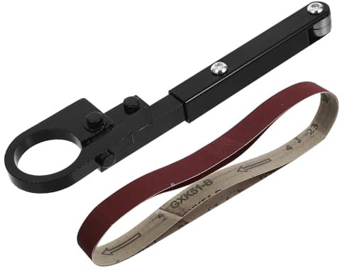 jojofuny Belt Sander Machine Attachment Replacement Head Sandpaper for Belt Machine Angle Sander Part Replacement Kit