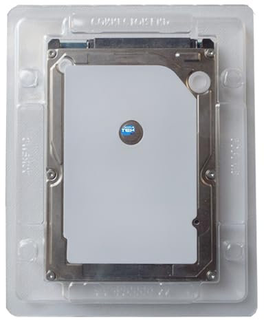 SIMPLETEK - Blisterverpackung für 2,5 Festplatte / SSD - SATA, IDE/PATA, 7 mm/9,5 mm | sicher und antistatisch | Einzelsteckplatz, transparent (generalüberholt)