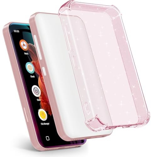 Aippdo Case for innioasis G1 G3 Mp3 Player,TPU Clear Cover for Mp3 Player Anti-Scratch Shock Absorption 4.0 inch Case Crystal Clear.