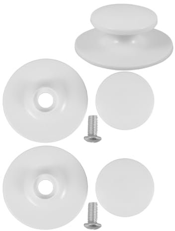 CHICAMPERA 3pcs Plastic Replacement Knobs for Pot Lids Pull Handle for Rice Cookers Kitchen Cookware Accessories for Enhanced Sealing Extended Lifespan